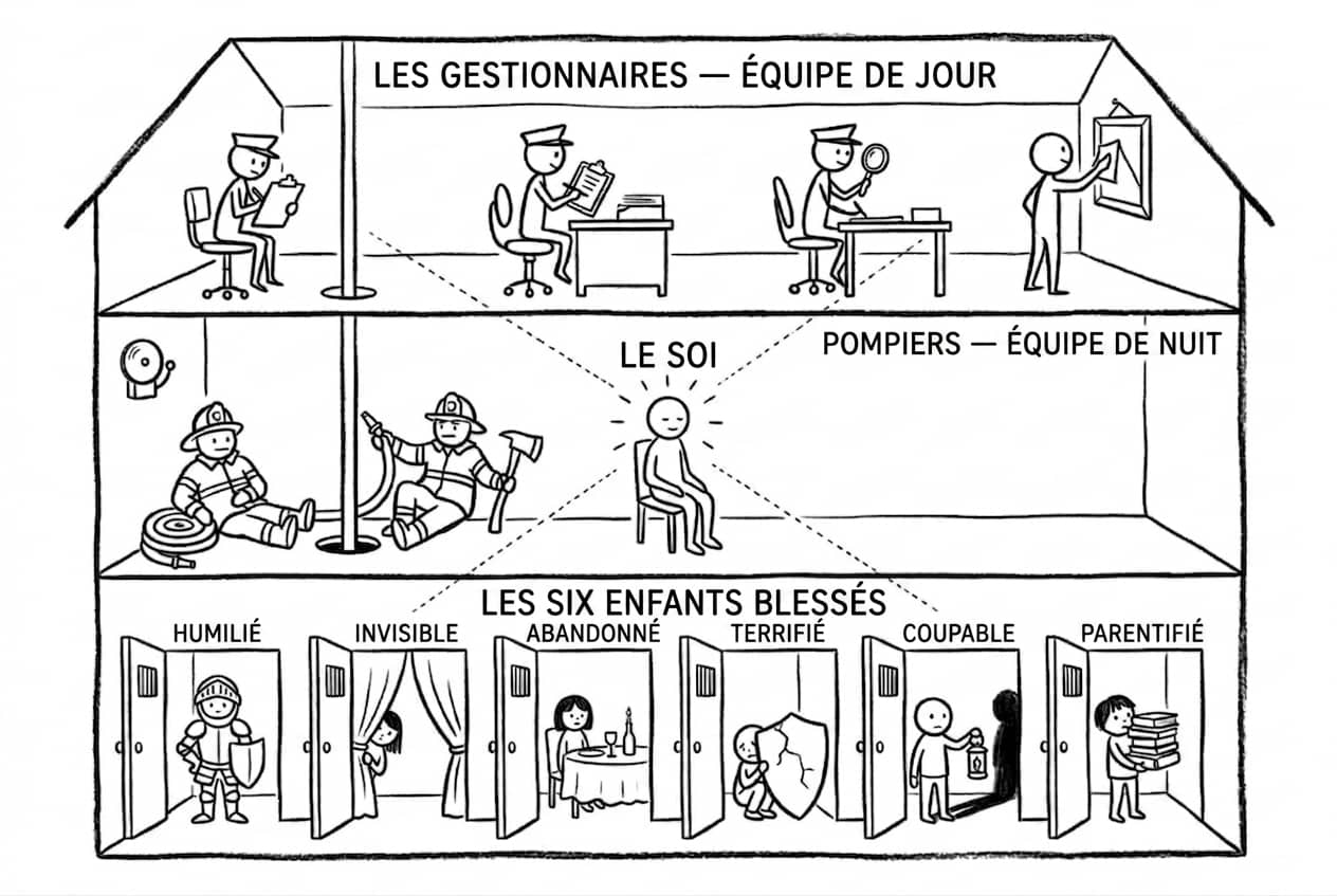 La roue maîtresse — un territoire, quatre cartes